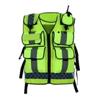 High Vis Reflective Safety Adjustable Buckle Tactical Vest Transportation Safety Vest