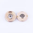 Black Button Customized 15mm 20mm 25mm 30mm Color Black Matte Ring Snap Button