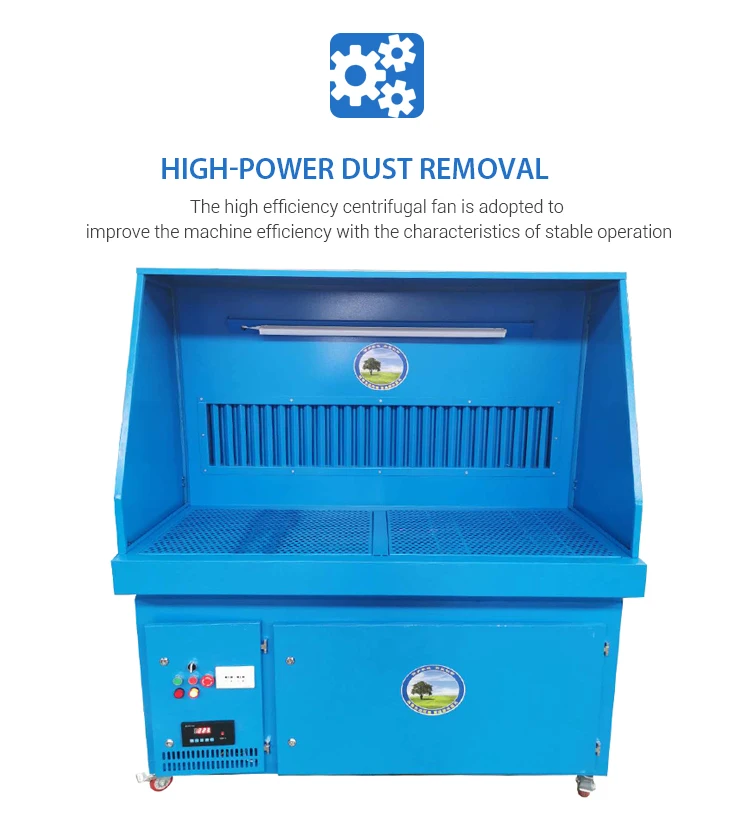 portable grinding dust removal downdraft table for grinding and Cutting