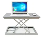Commercial Office Height Adjustable Sit Stand Workstation Desk Converter For Computer