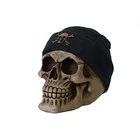Support Oem Resin Head Skull Decoration Skeleton Resin Craft