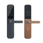 Biometric Digital Wooden Biometric Smart Fingerprint Bluetooth Gold Door Lock Digital Door Lock With Fingerprint
