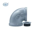 80mm galvanized elbow guide tube swivel adapter bayonet fitting flat pipe drainage