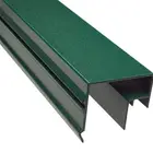 Shengxin top selling aluminium cabinet H profile anodized sandblast silver aluminium profiles for kitchen door