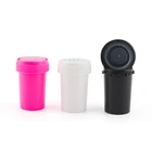 13 16 20 30 60 dram push down and turn hemp plastic packaging cr childproof hemp plastic jars bottle for weed