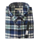 cheap stock men vintage design outdoor long sleeve plaid shirt