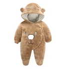 Baby Cotton Clothes Newborn Baby Padded Cotton Flannel Warm Cotton-padded Clothes One-piece Coat