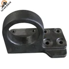 Nodular iron support resin sand casting CNC machining used for mining parts to figure customized processing