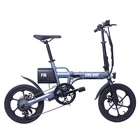 16 inch mini foldable electric bike 36v folding e bike lithium battery powered bikes for adult
