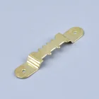 Hanger Frame Dreieins Gold Color 2 Side Stainless Steel Sawtooth Hanger for Picture Frame