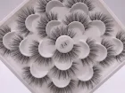 False Eyelashes Lashes 3d Wholesale Vendor 7 Pairs Pack Flower Trays Full Strip Lashes False Eyelashes Type 25mm Eyelashes
