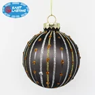 Painting Christmas Ball Custom Glass Painting Animal Christmas Ornament Decoration Ball