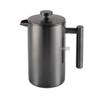 1000ml Highly polished French Press Coffee and Tea Maker with stainless steel filter 8 Cup for Christmas