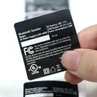 Sticker Custom Metal PET Black Stickers Labels