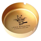 Mini Portable Metal Custom Logo Vintage Cigar Ashtray Cigarette Ashtrays for Indoor & Outdoor Livingroom Use