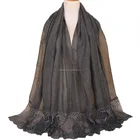 fashion design cheap headband bandhnu floral lace muslim hijab cotton scarf