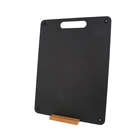 Dishwasher safe wood fiber non slip black cutting chopping board
