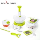 Amazon Top Seller 2019 Combined Kitchen Set Slicer Vegetable Cutter - Hand Garlic Press Chopper - Kitchen Accessories