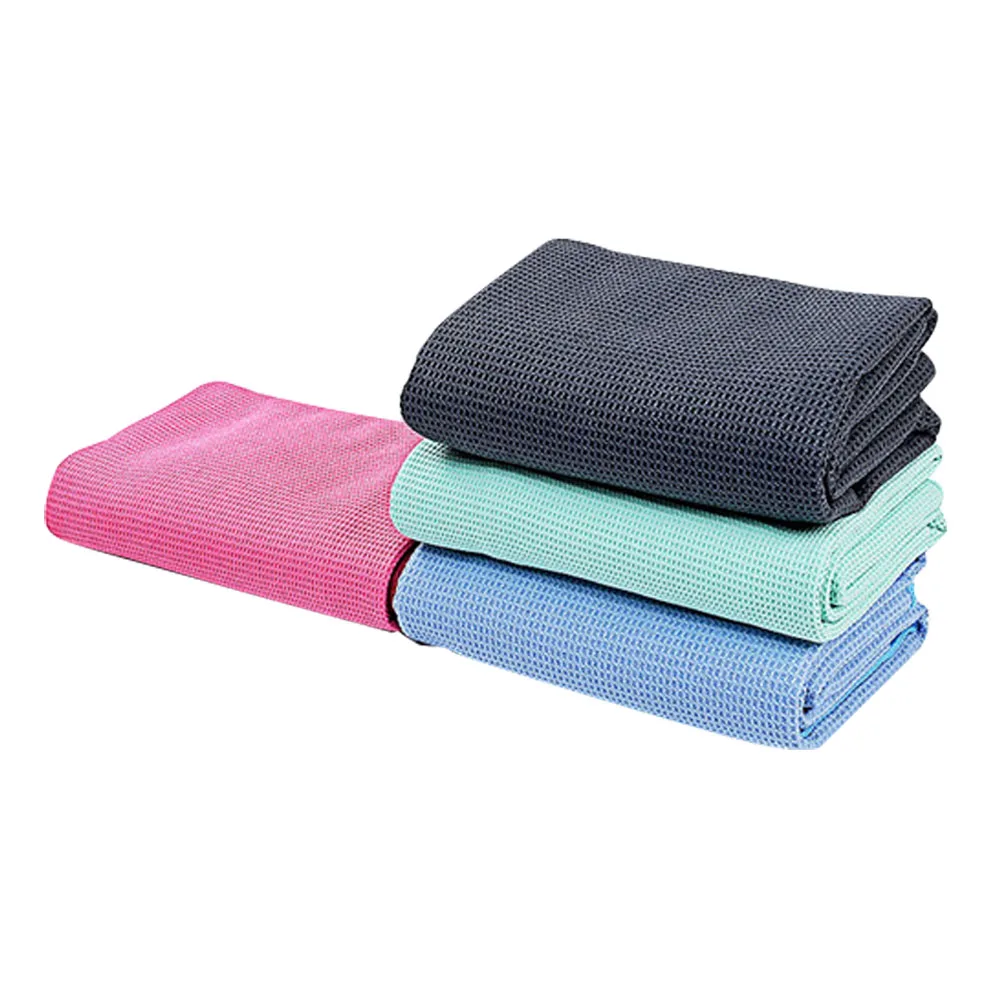 Wholesale waffle microfiber hot yoga mat towel non-slip custom print, Blue, gray, yellow, black, green,etc.
Wholesale waffle microfiber hot yoga mat towel non-slip custom print, Blue, gray, yellow, black, green,etc.