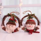 Decorating Decoration Lovely Cane Elk Snowman Christmas Decorating Ornaments Xmas Decoration Supplies