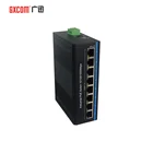 Industrial Ports Industrial 8 10 16 Ports Gigabit Unmanaged IEEE802.3af/at PoE Switch For CCTV Cameras