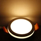 2019 新孤立ランプ 7 ワット 12 ワット 18 ワットアクリル led パネルライト smd 凹型ラウンド led 装飾ライト屋内