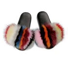 Winter Slippers Winter Fur Slippers Fashion Winter Hat With Pompom Style Beautiful Fur Slippers Mink