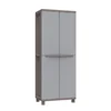Cabinet Wardrobe Solid wood 2 doors plastic rattan 4 lockers Armoire Bedroom Storage Furniture Cabinet