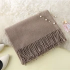 Scarf pashmina big luxury wool nepal 100% cashmere scarf women