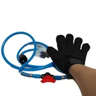 Stocked Pet 2-in-1 Cat Dog Pet Massage Glove Pet Hair Remover Glove Pet Grooming Glove