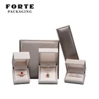 Satin jewelry ring box pu leather men jewellery box