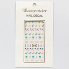 Nail Nails Customized Beauty Sticker Custom Nail Decals Low Price 3D Nail Decals