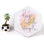 Specially customized wooden hexagonal furniture decorative frame picture frame logo