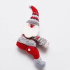 New Design 2020 Christmas Santa Dolls with Bamboo Basket Decoration