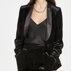Coat Black Custom Winter Long SleeveTurndown Collar Long Coat For Women Motorcycle Leather Coat Black