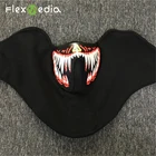 2019 Wholesale Halloween Party Custom El Wire Glow Masks