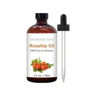 Wholesale own brand essential oil manufacturer pure organic rosehip seed oil