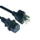 3Ft Us Plug Cord American Type 110V Fused 18Awg 16Awg Power Cable Iec320 C13