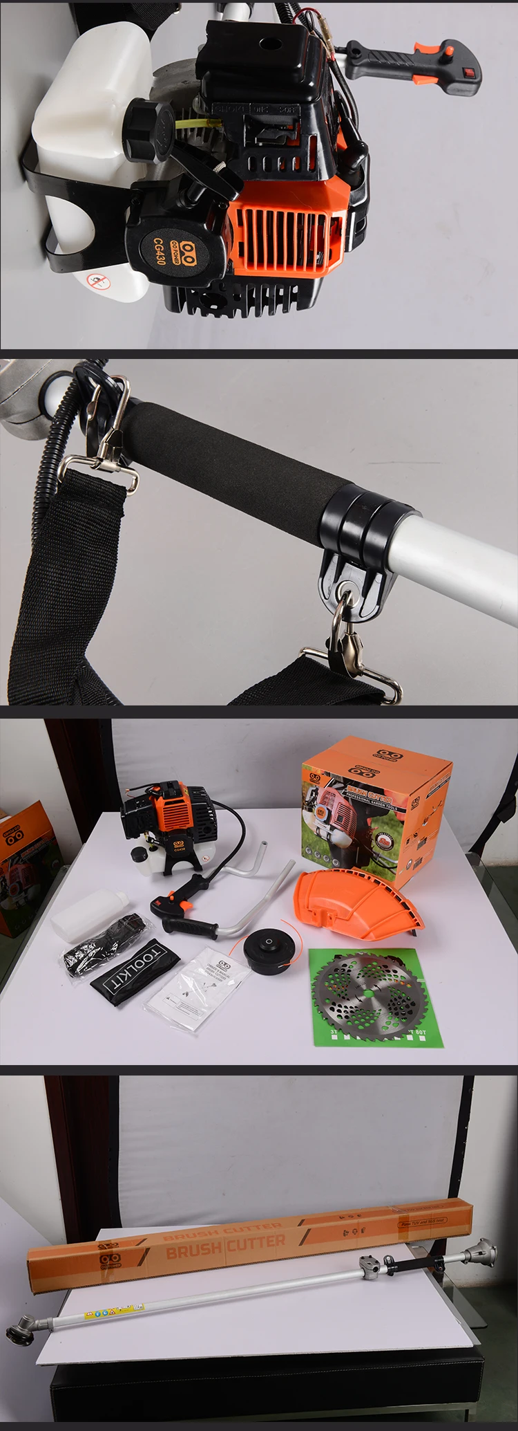 Gasoline Power 2 Stroke 42.7cc 1.25kw Brush Cutter Bc430 Buy Brush