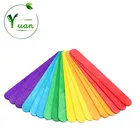 Wooden Stick Colorful DIY Wooden Handmade Ice Cream Stick