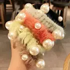 Fur Hair Hair Band Scrunchie New Design Fake Imitation Fur Elastic Hair Band Scrunchie