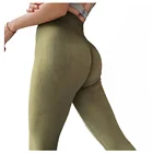 Plain Color Breathable Fitness Yoga Wear Leggings Sports Yoga Pants Wholesale For Women