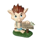 Mini Garden Decor Resin Craft Elf Figurine Polyresin Fairy Garden Decoration