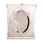 Custom high quality Silver blank trophy plaques,wooden plaques apply to all games