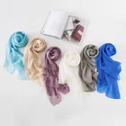Silk weaving in suzhou China Pure silk georgette long scarf manufacturers direct wholesale inventory of custom