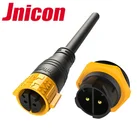 3 Jnicon M25 Panel Mount Aviation Cable 2 3 4 5 Pin Waterproof Connectors Plug Socket