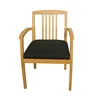 Wooden office upholstered armchair visitor chair hospital