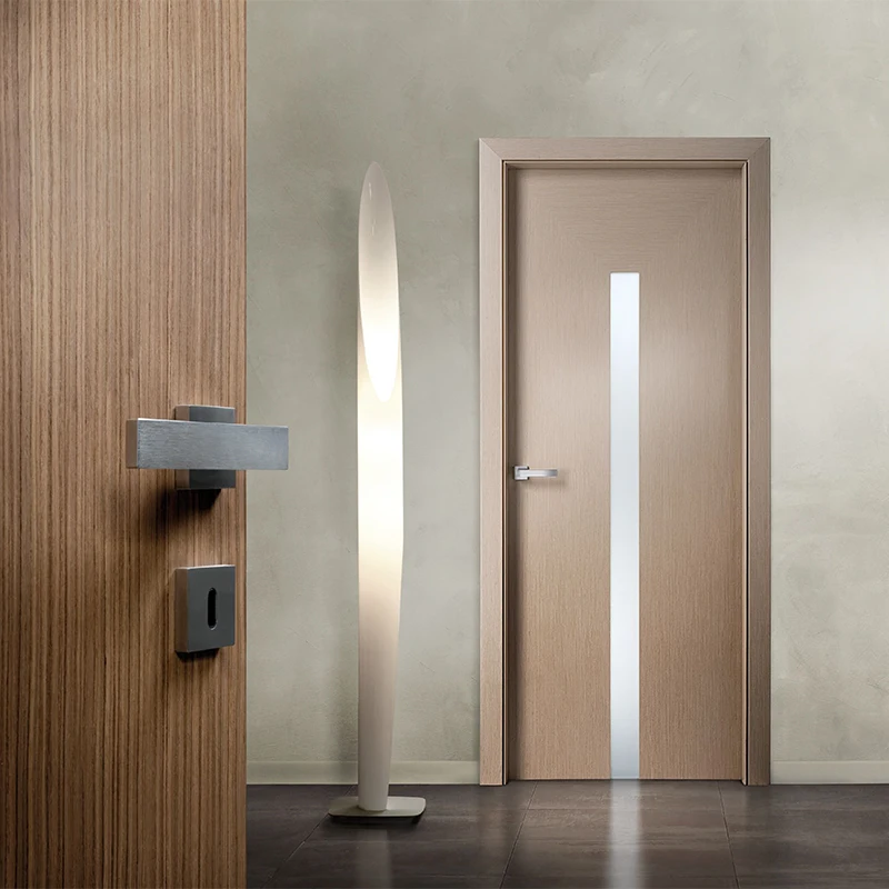 Interior Modern Office White Wood Framed Door With Glass Buy