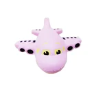 Stress ball type and Promotional toy style Pink Airplane PU Foam Stress ball