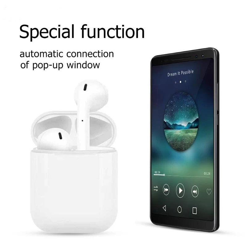 Christmas Gift Black Friday Hot Sale i16 Max TWS Bluetooth Earphones Pop-up Touch Control Earbuds with Mic Charging Box - ANKUX.COM